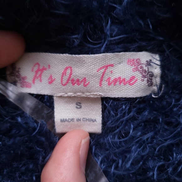 It's Our Time Fuzzy Open Front Cardigan Sweater - Picture 4 of 5